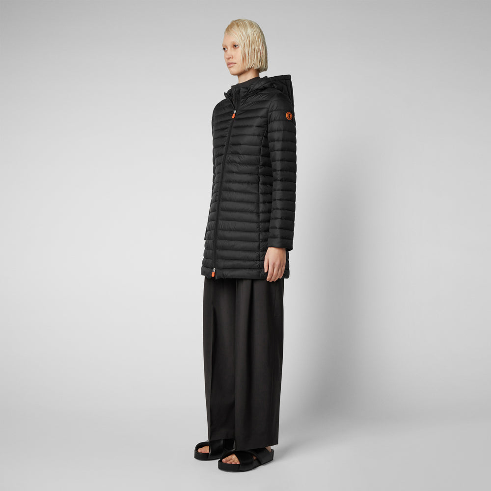 Save the duck Piumino animal free donna Bryanna Nero Saldi Di Fabbrica