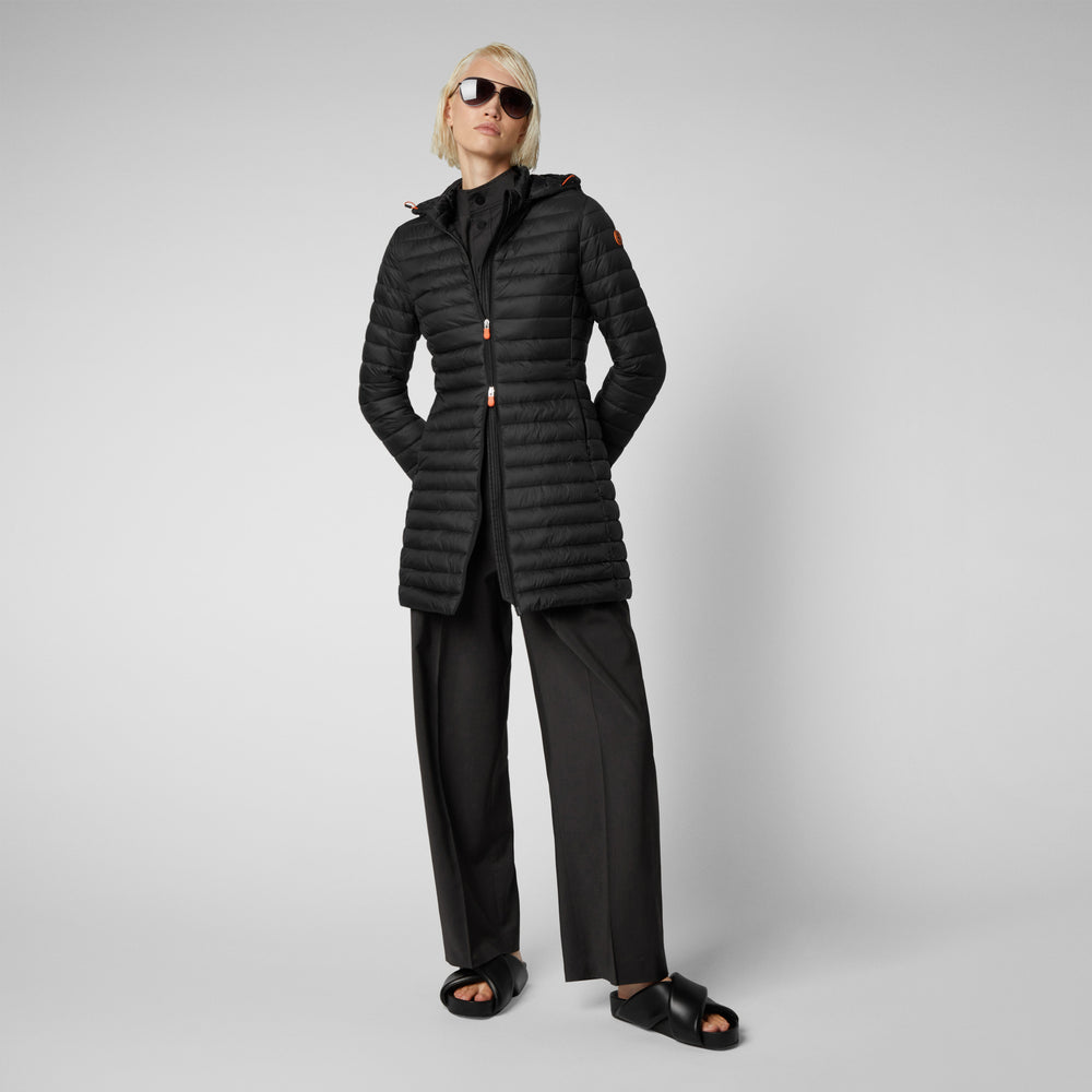 Save the duck Piumino animal free donna Bryanna Nero Saldi Di Fabbrica