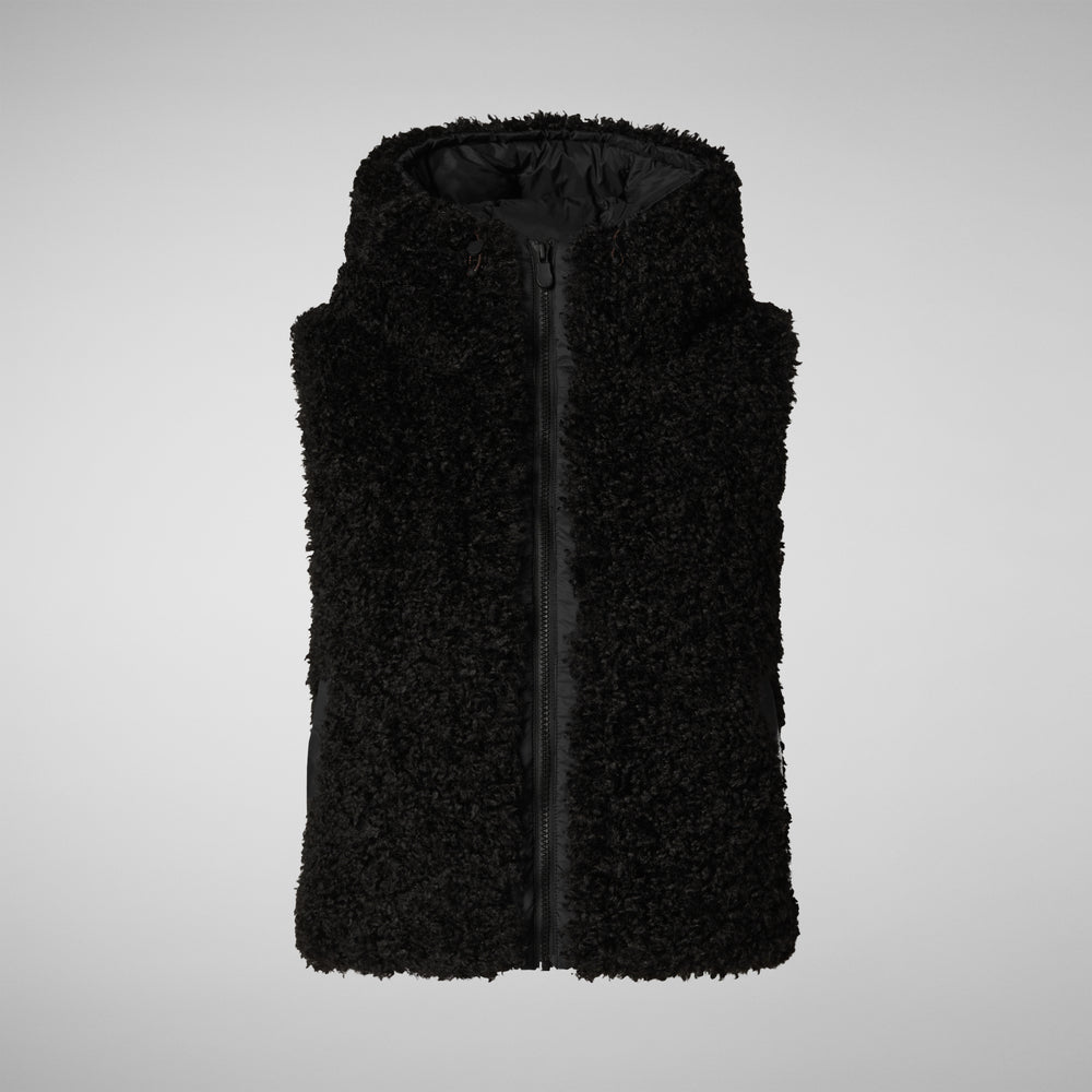 Save the duck GILET CON CAPPUCCIO DONNA KLARA NERO Moda