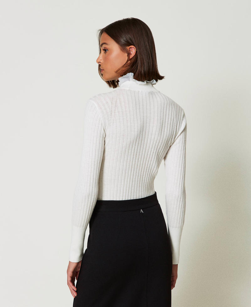 Scee by twin set Maglia lupetto con perline Outlet
