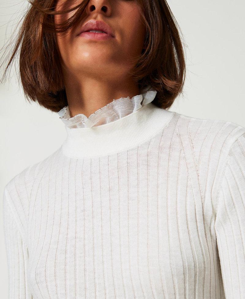 Scee by twin set Maglia lupetto con perline Outlet