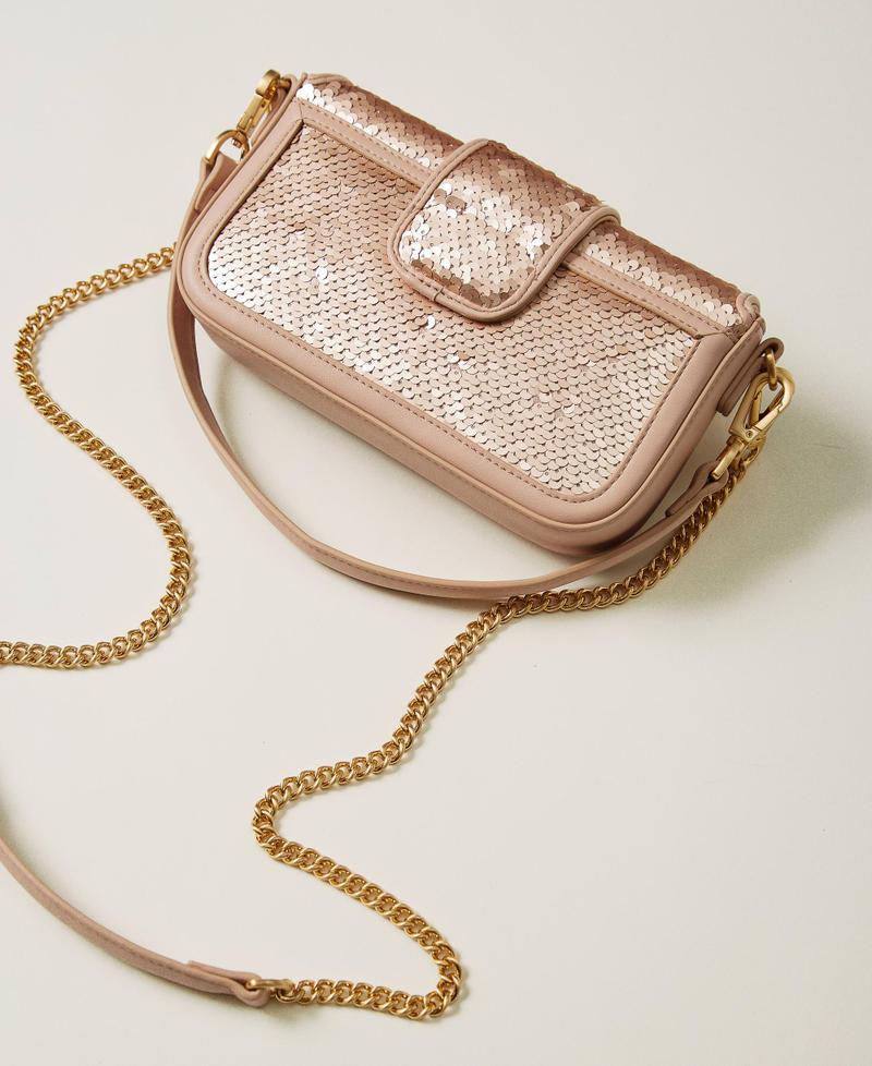 Scee by twin set Borsa a tracolla 'Amie' con paillettes Promozione