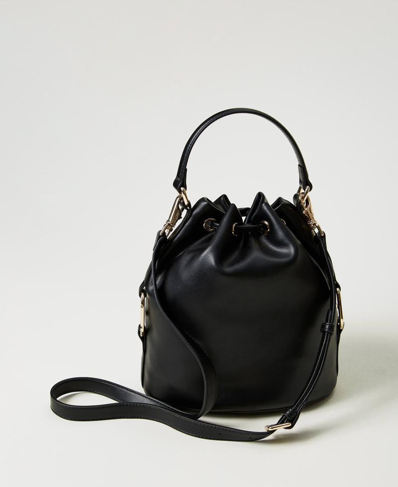 Scee by twin set Borsa a secchiello con fibbia Oval T Pezzi Unici