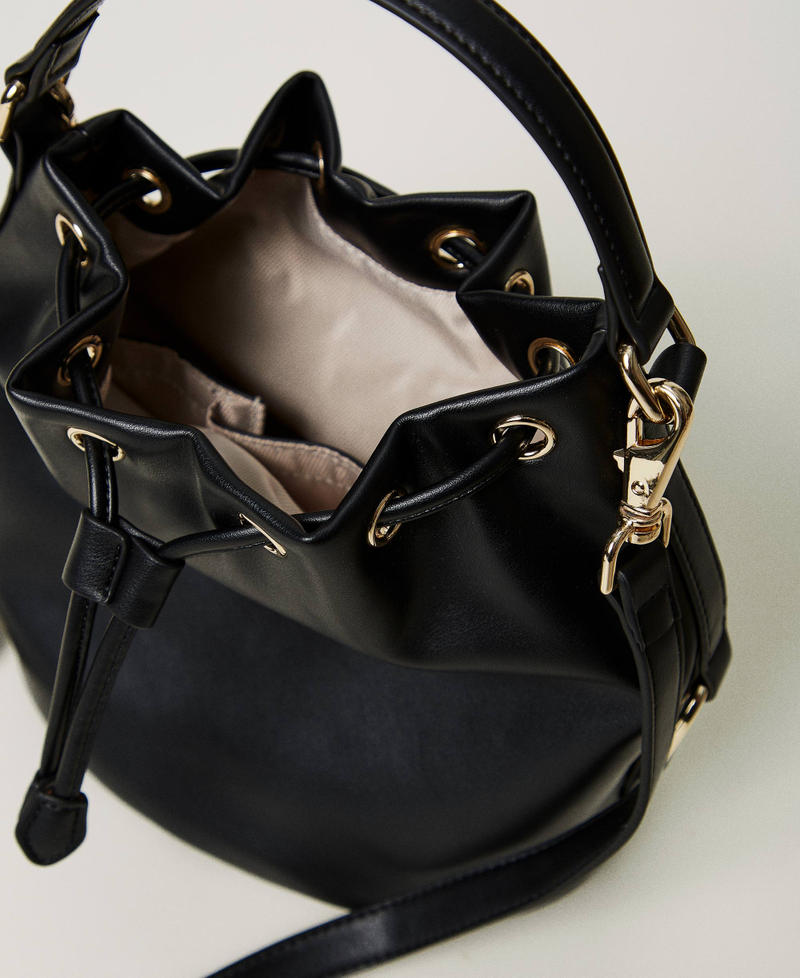 Scee by twin set Borsa a secchiello con fibbia Oval T Pezzi Unici
