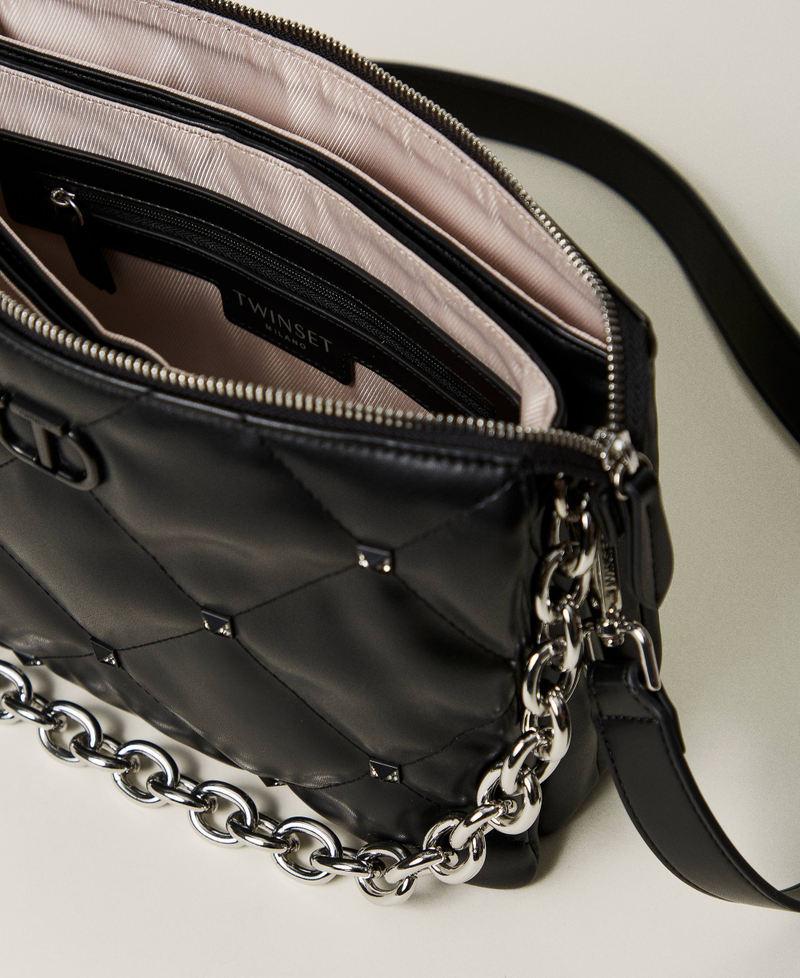 Scee by twin set Borsa a tracolla 'Via Manzoni' con borchie Soddisfazione Garantita