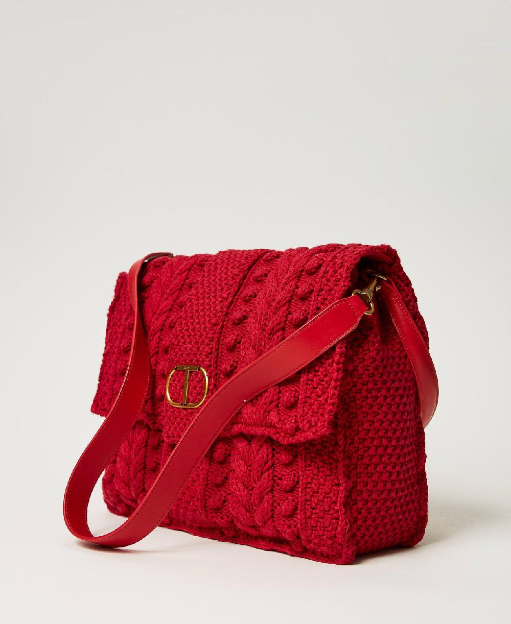 Scee by twin set Borsa a tracolla tricot 'Emma' Negozi Online
