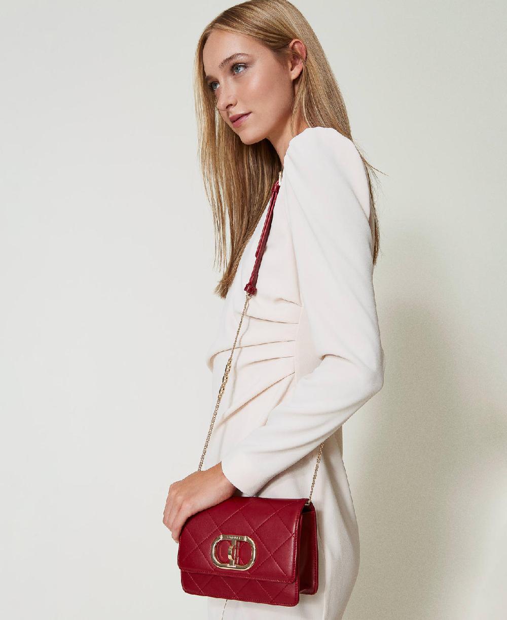 Scee by twin set Borsa a tracolla con chiusura Oval T Acquista Ora