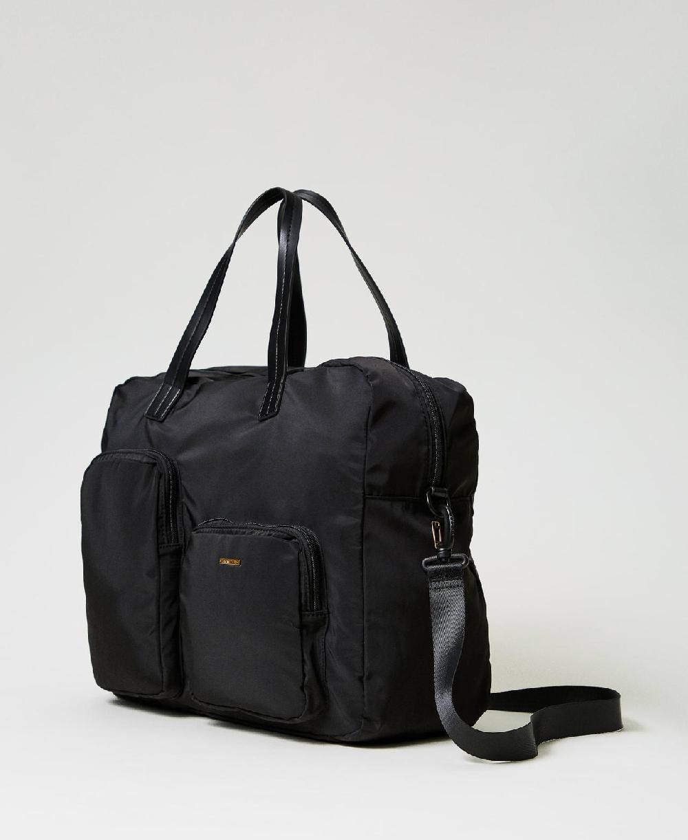 Scee by twin set Borsa shopper in tessuto tecnico Sottocosto
