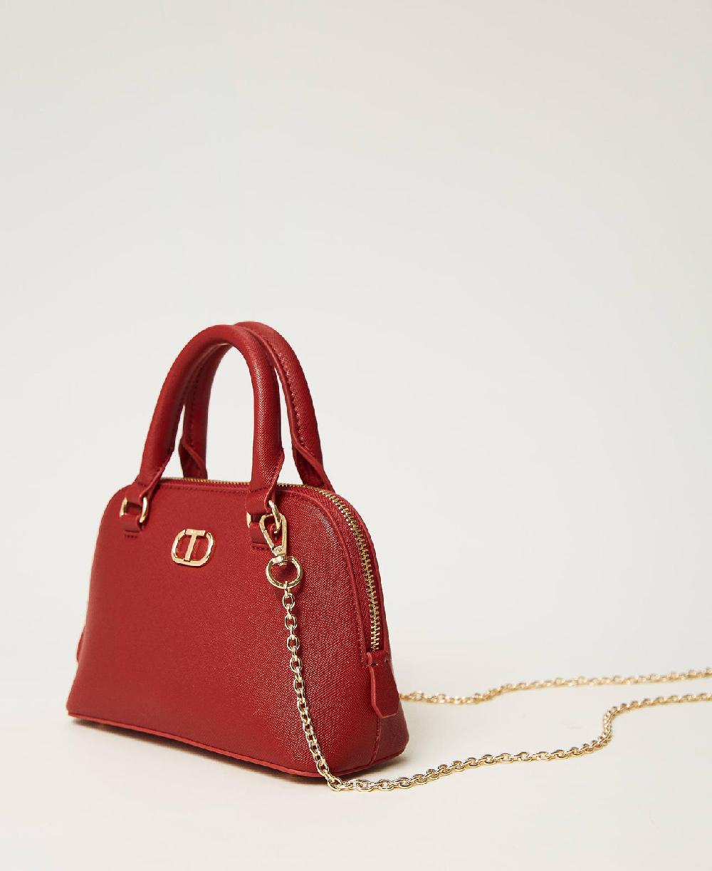 Scee by twin set Mini borsa a tracolla con Oval T Convenienza