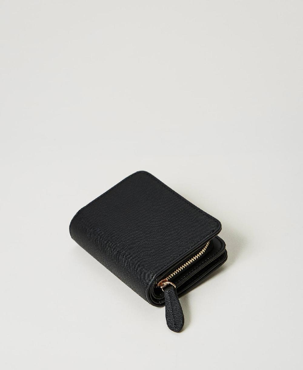 Scee by twin set Portafoglio con zip e bottone Oval T Offerta