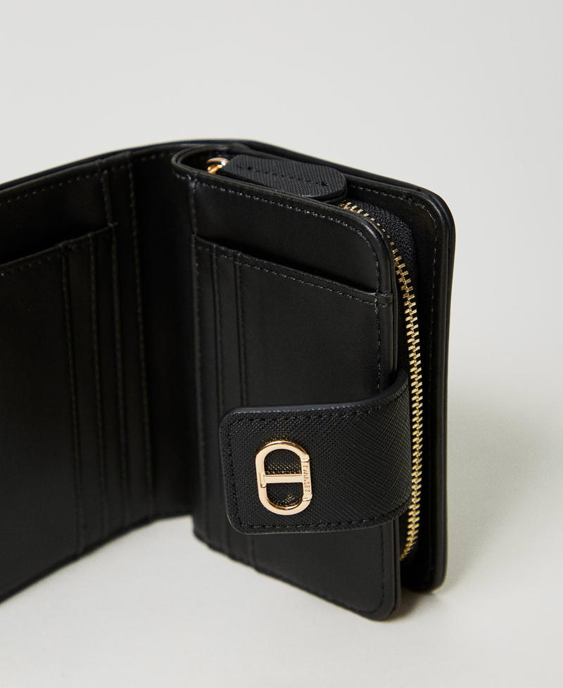 Scee by twin set Portafoglio con zip e bottone Oval T Offerta