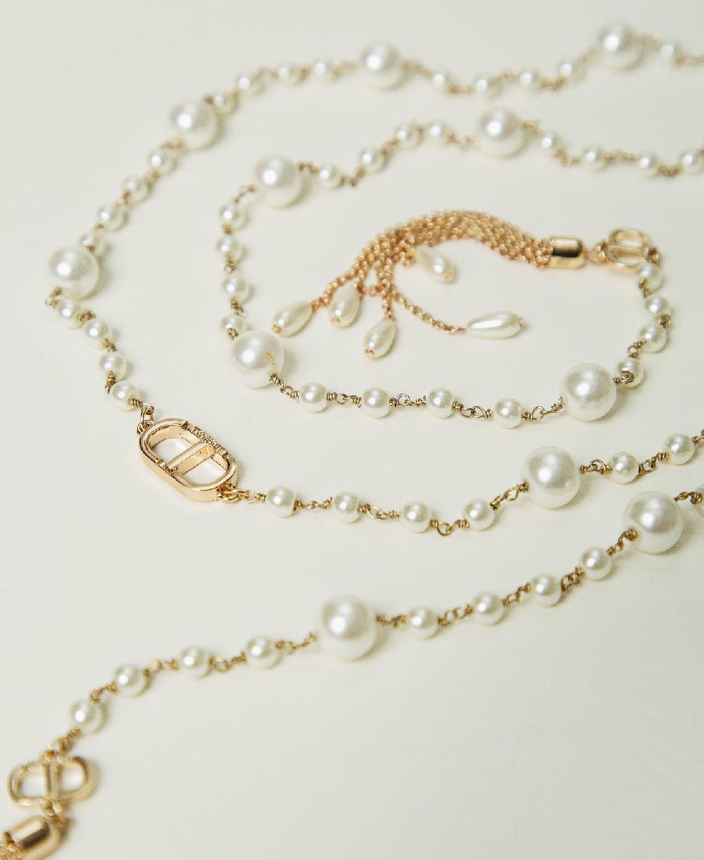 Scee by twin set Collana regolabile con nappe pendenti In Vendita