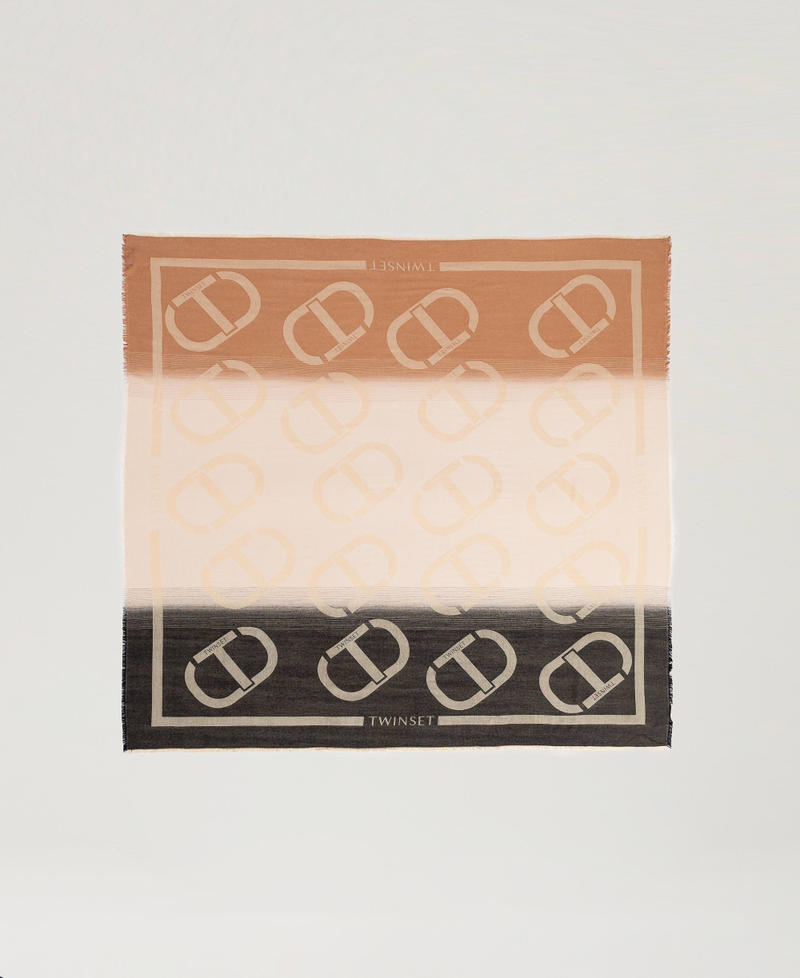 Scee by twin set Kefiah jacquard con Oval T In Saldo