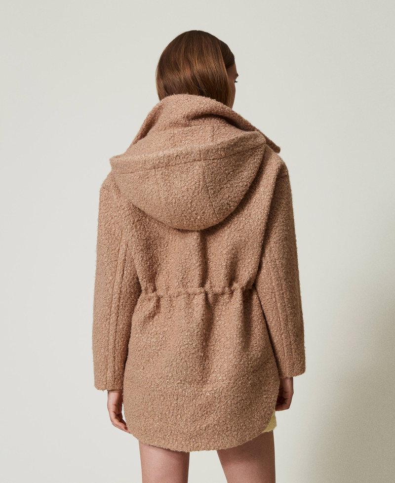 Scee by twin set Cappotto parka in panno arricciato 2025