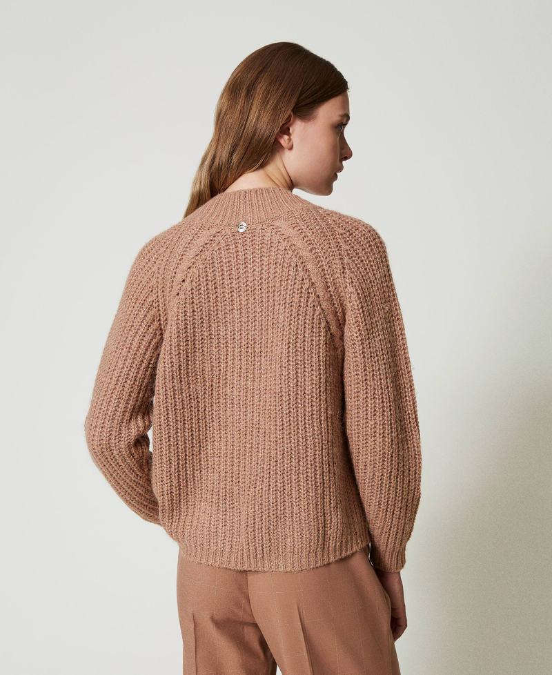 Scee by twin set Maglia a coste con trecce Nuovo