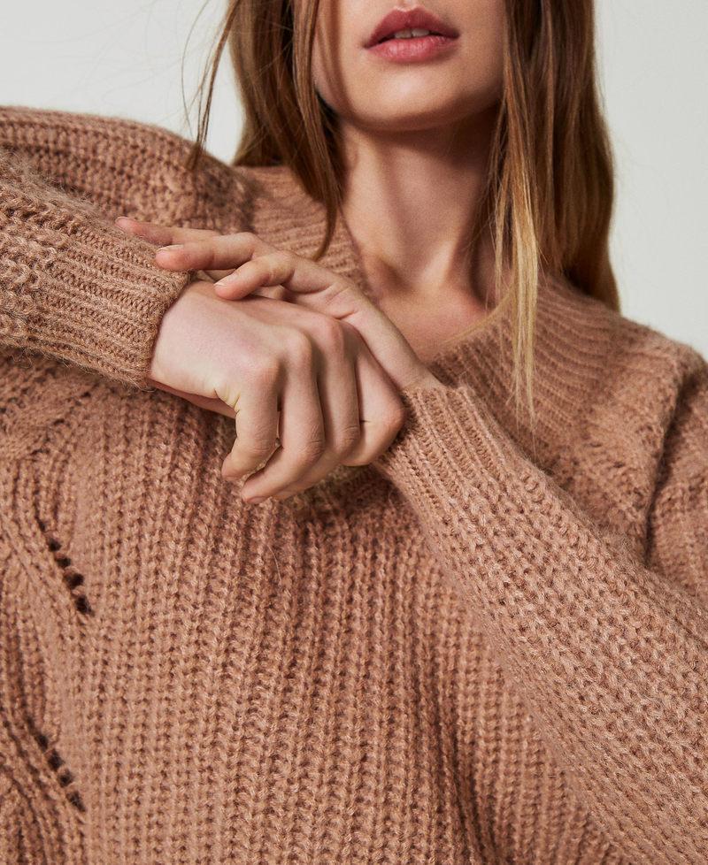 Scee by twin set Maglia a coste con trecce Nuovo