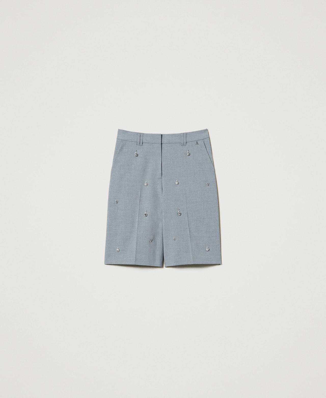 Scee by twin set Shorts con ricami a mano