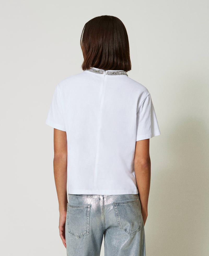 Scee by twin set T-shirt con ricamo a mano Qualità Garantita