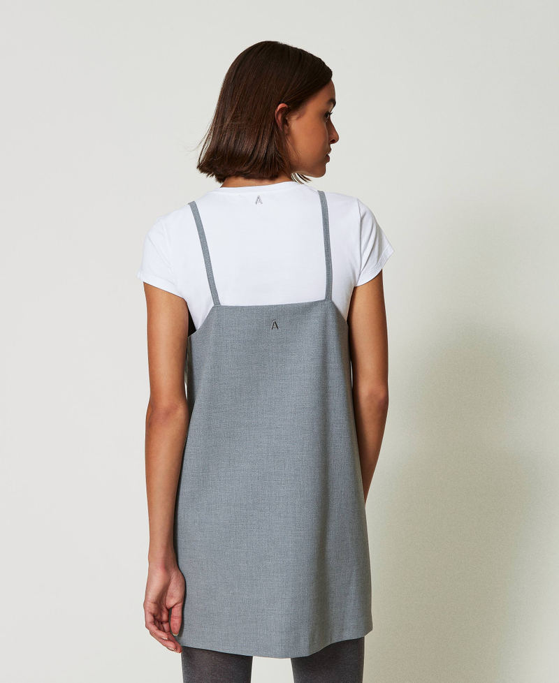 Scee by twin set Abito corto con ricami e T-shirt Acquista Ora