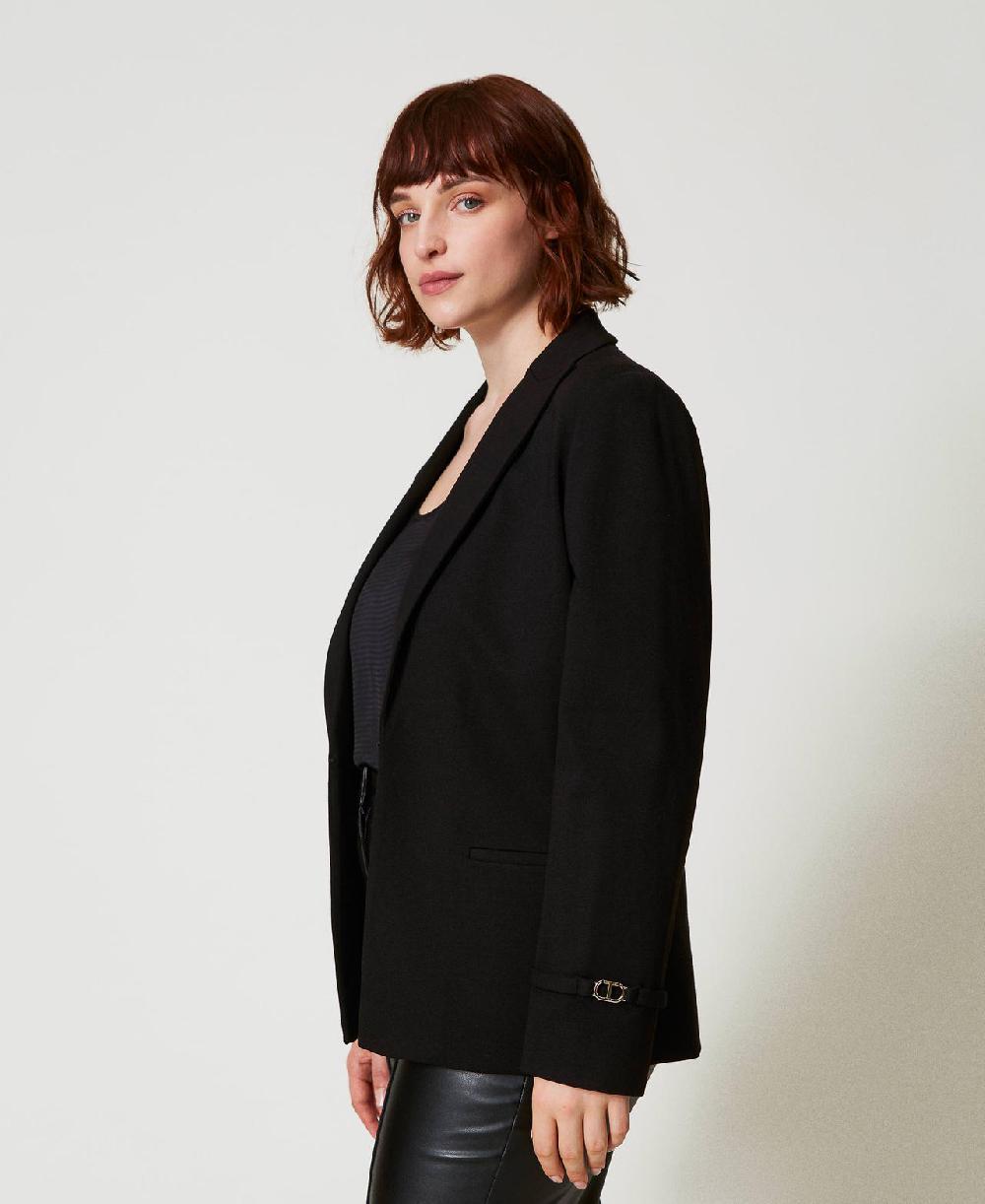 Scee by twin set Giacca blazer con cinturino Oval T I Più Venduti