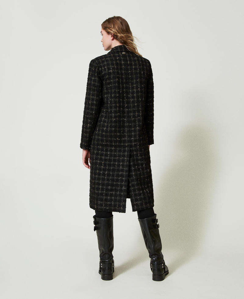 Scee by twin set Cappotto bouclé a disegno check Negozio