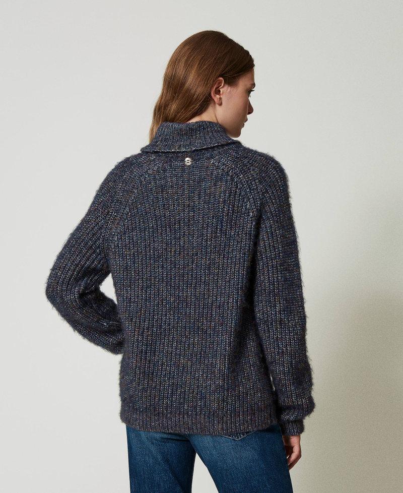 Scee by twin set Maglia in filato multicolor con lurex In Saldo