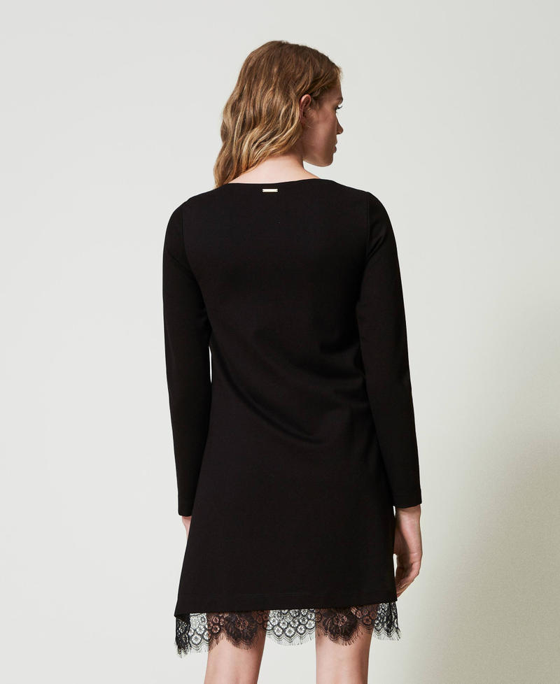 Scee by twin set Abito corto con pizzo Italy