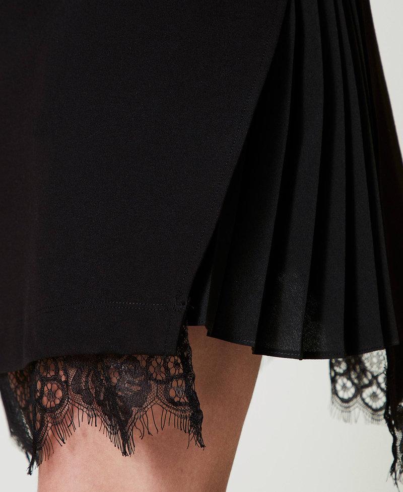 Scee by twin set Abito corto con pizzo Italy