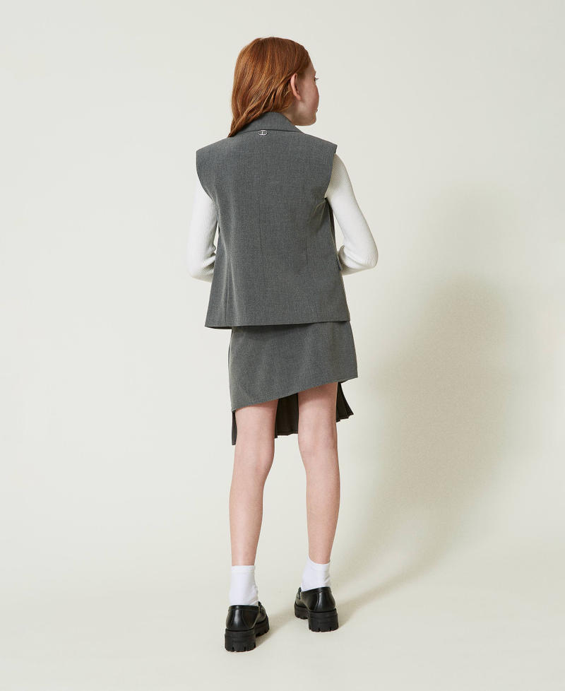 Scee by twin set Gonna plissé in flanella Negozi Online