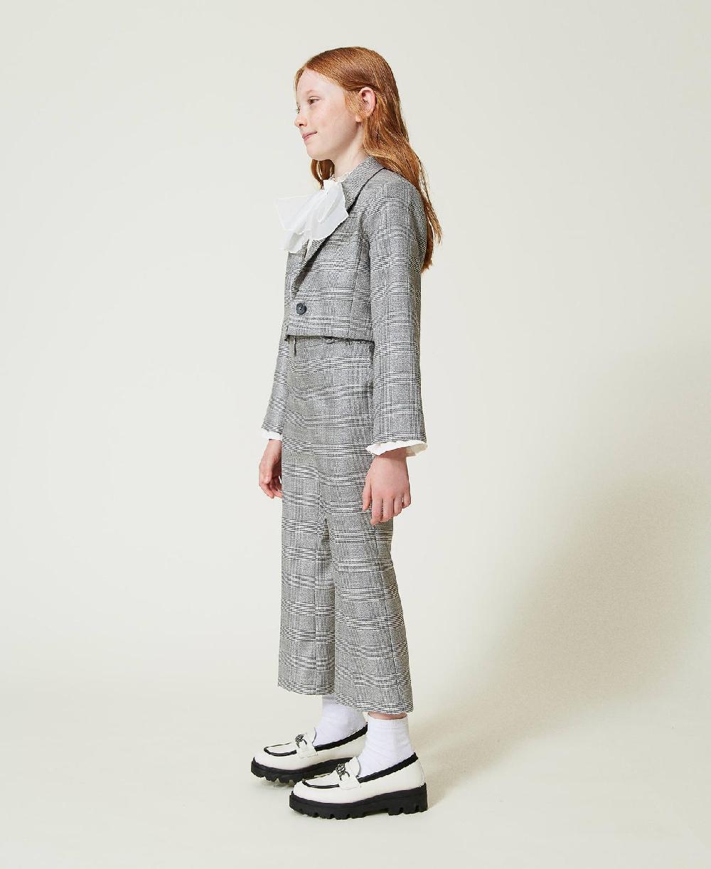 Scee by twin set Pantaloni flare in principe di Galles Fino Al -60%