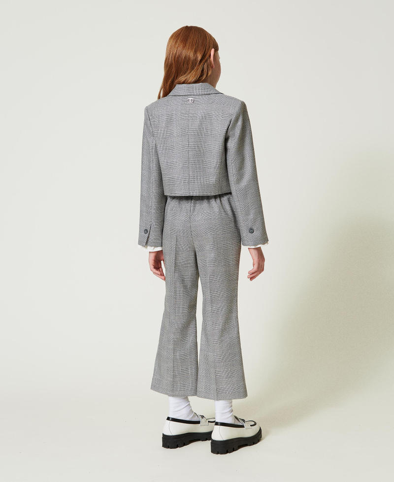 Scee by twin set Pantaloni flare in principe di Galles Fino Al -60%