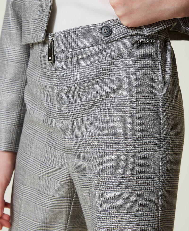 Scee by twin set Pantaloni flare in principe di Galles Fino Al -60%