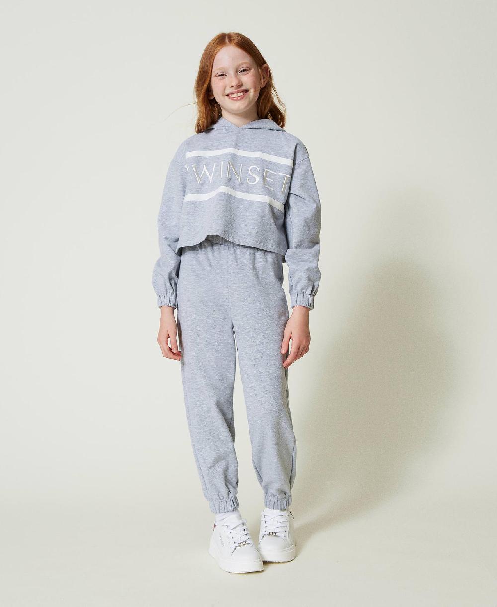 Scee by twin set Pantaloni joggers in felpa Prezzo Ridotto