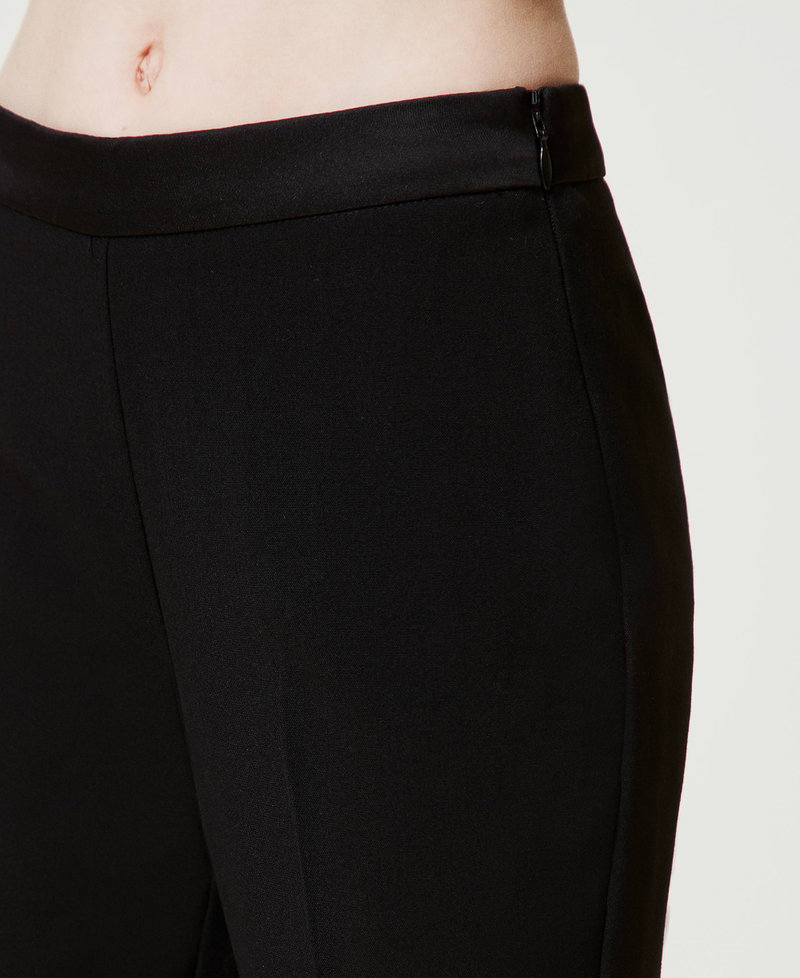 Scee by twin set Pantaloni a sigaretta in flanella Novità