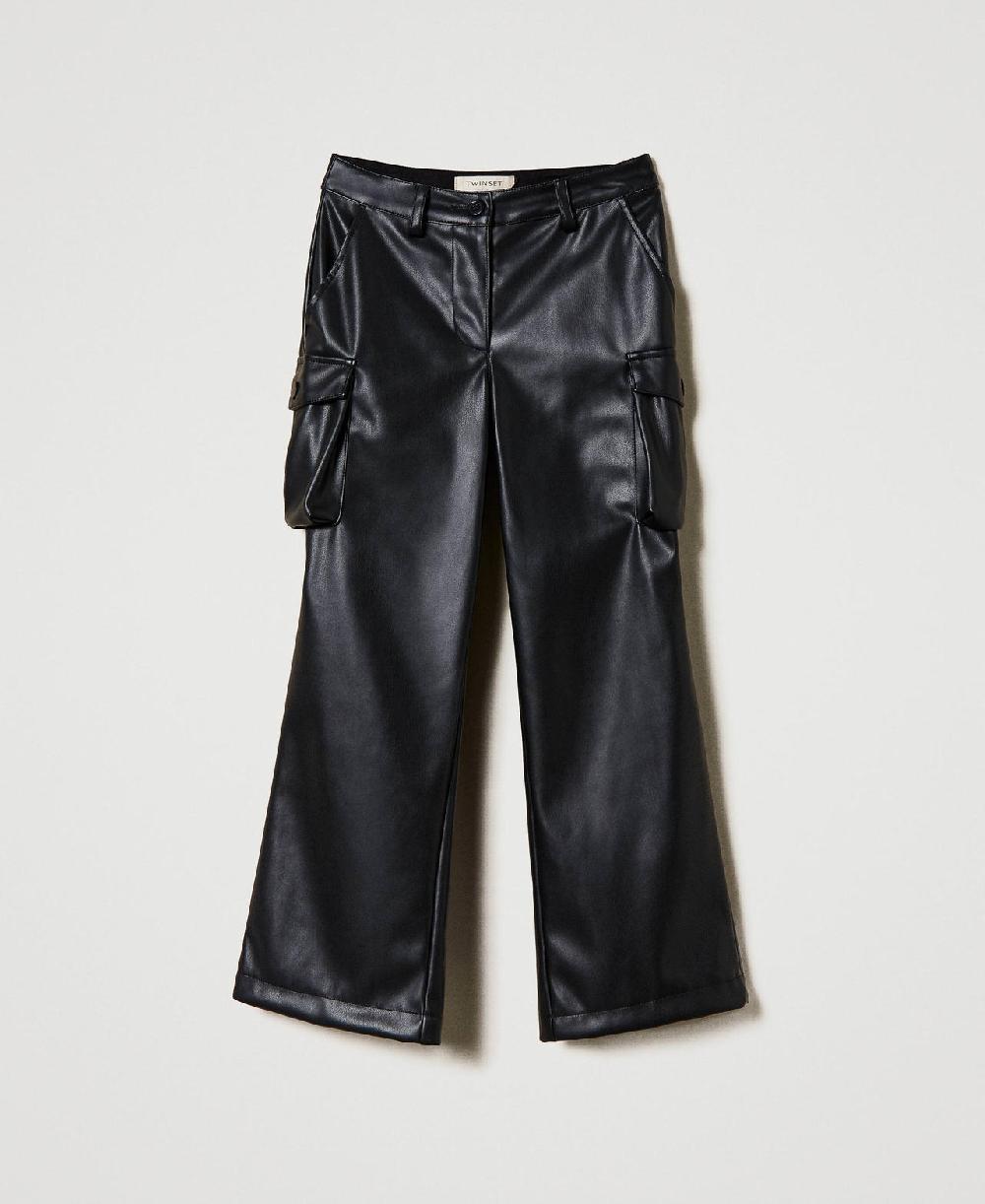 Scee by twin set Pantaloni cargo con tasche utility