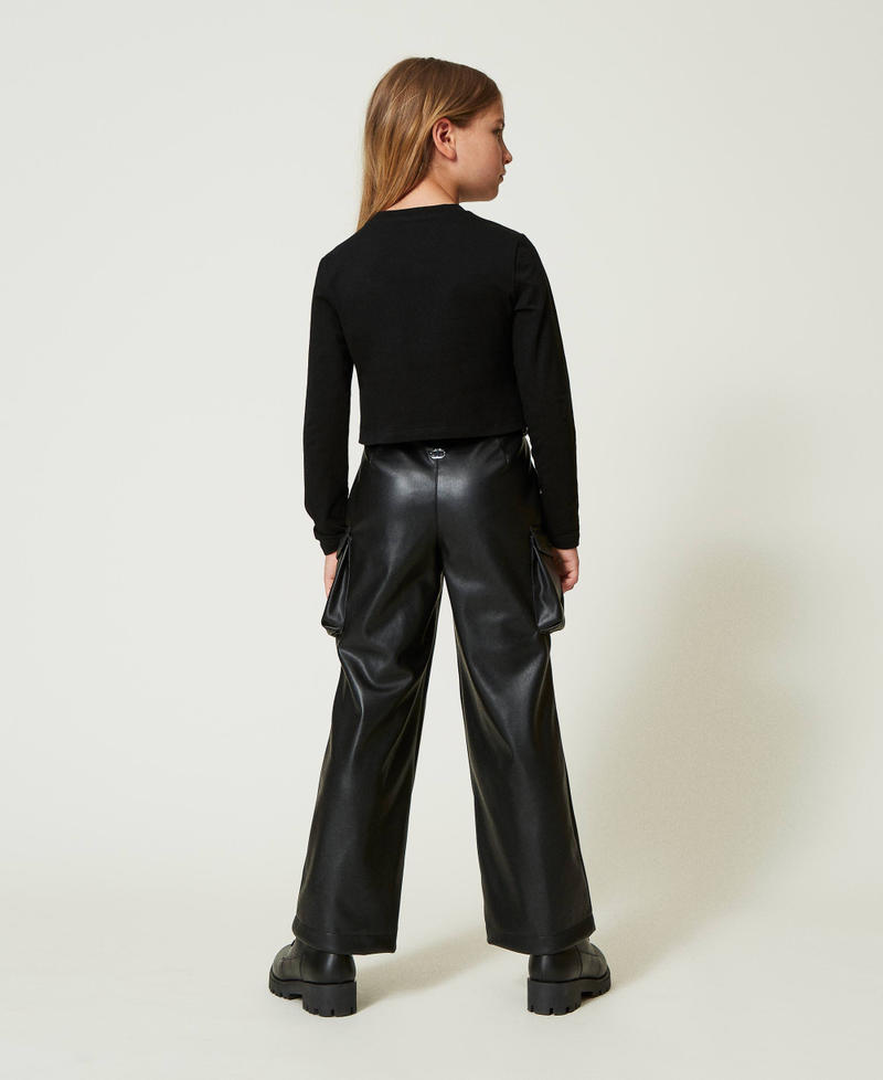 Scee by twin set Pantaloni cargo con tasche utility In Vendita