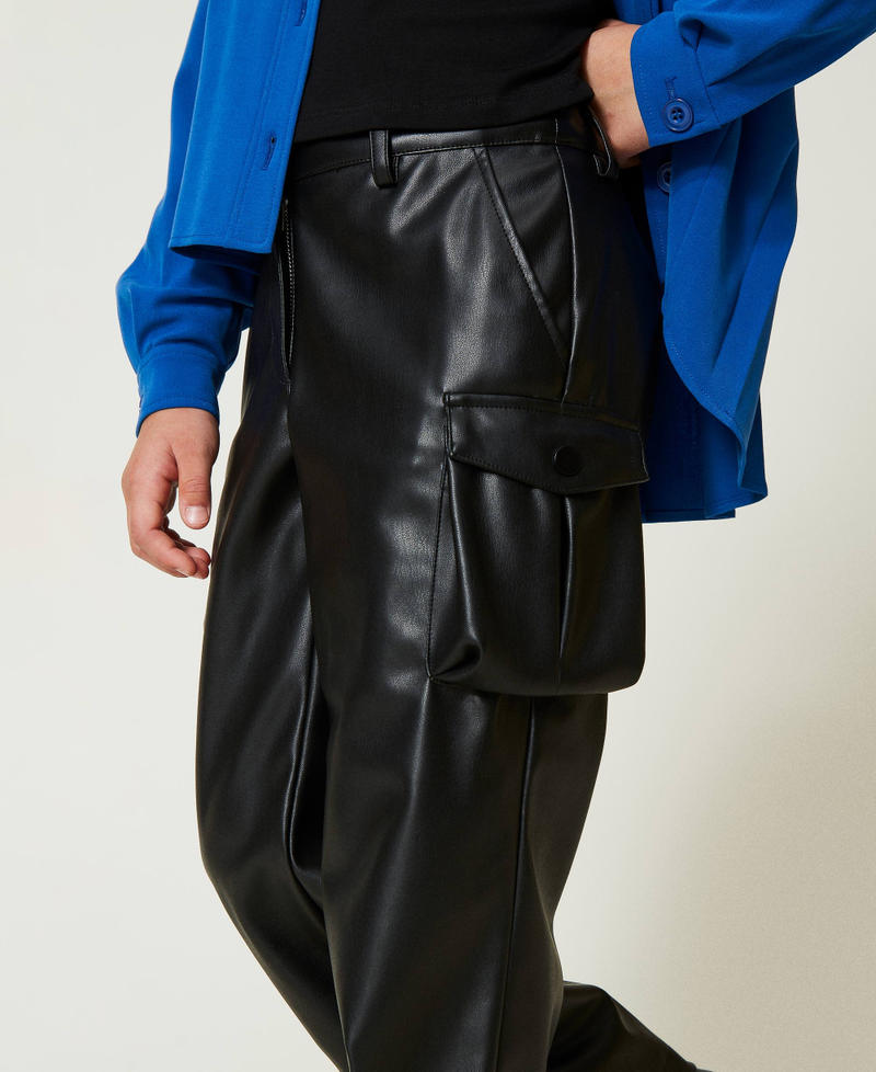 Scee by twin set Pantaloni cargo con tasche utility In Vendita