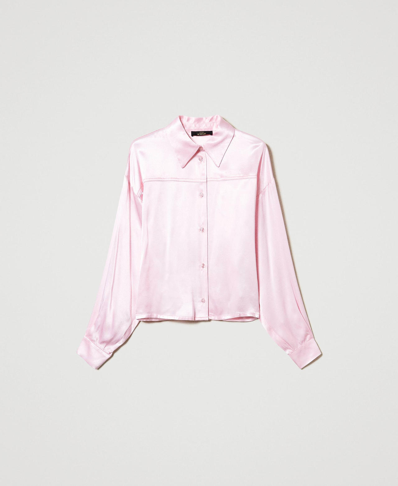 Scee by twin set Camicia in raso martellato