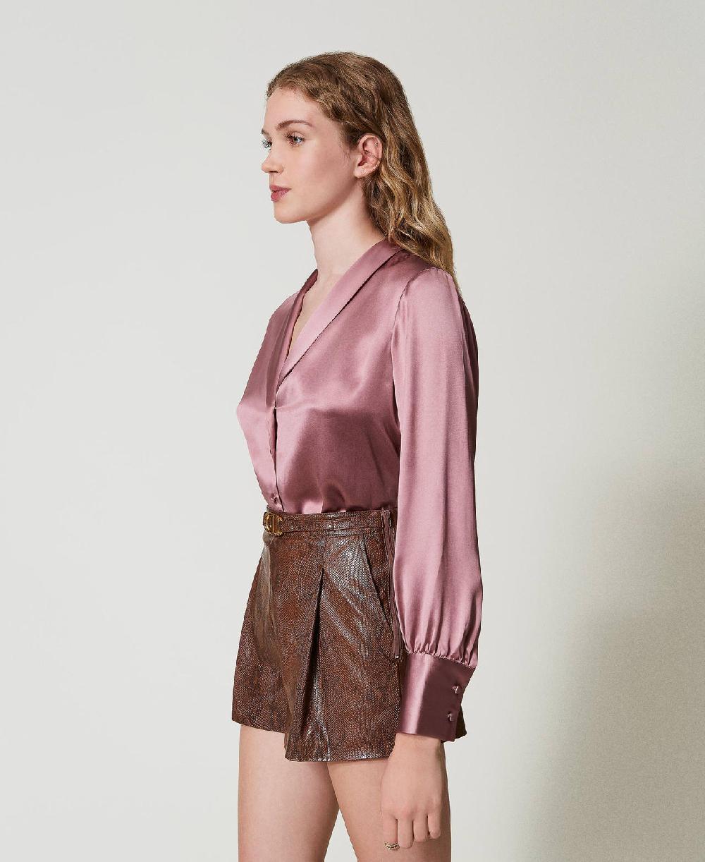 Scee by twin set Camicia con collo a scialle Convenienza