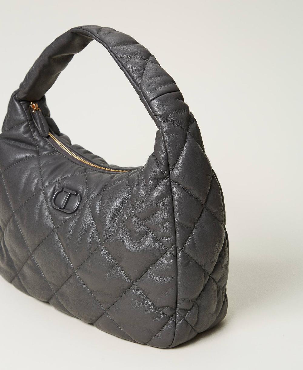 Scee by twin set Borsa hobo grande quilted imbottita Outlet