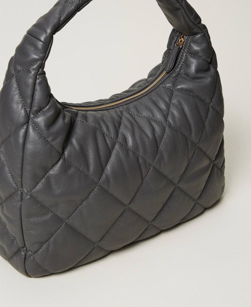 Scee by twin set Borsa hobo grande quilted imbottita Outlet