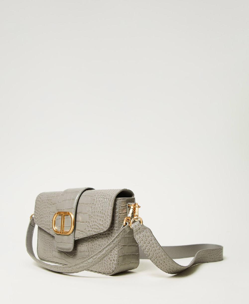Scee by twin set Borsa a tracolla 'Amie' media a stampa cocco Offerte