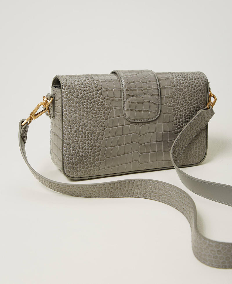 Scee by twin set Borsa a tracolla 'Amie' media a stampa cocco Offerte