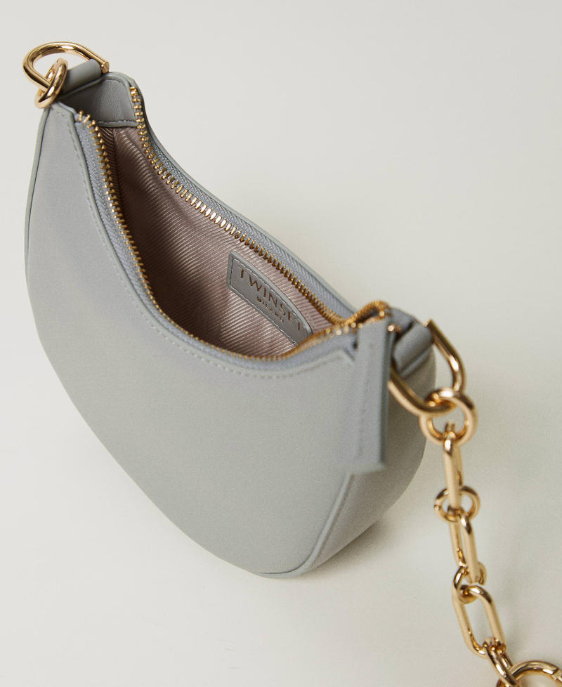 Scee by twin set Borsa ‘Mini Croissant’ con chiusura Oval T Saldi Di Fabbrica
