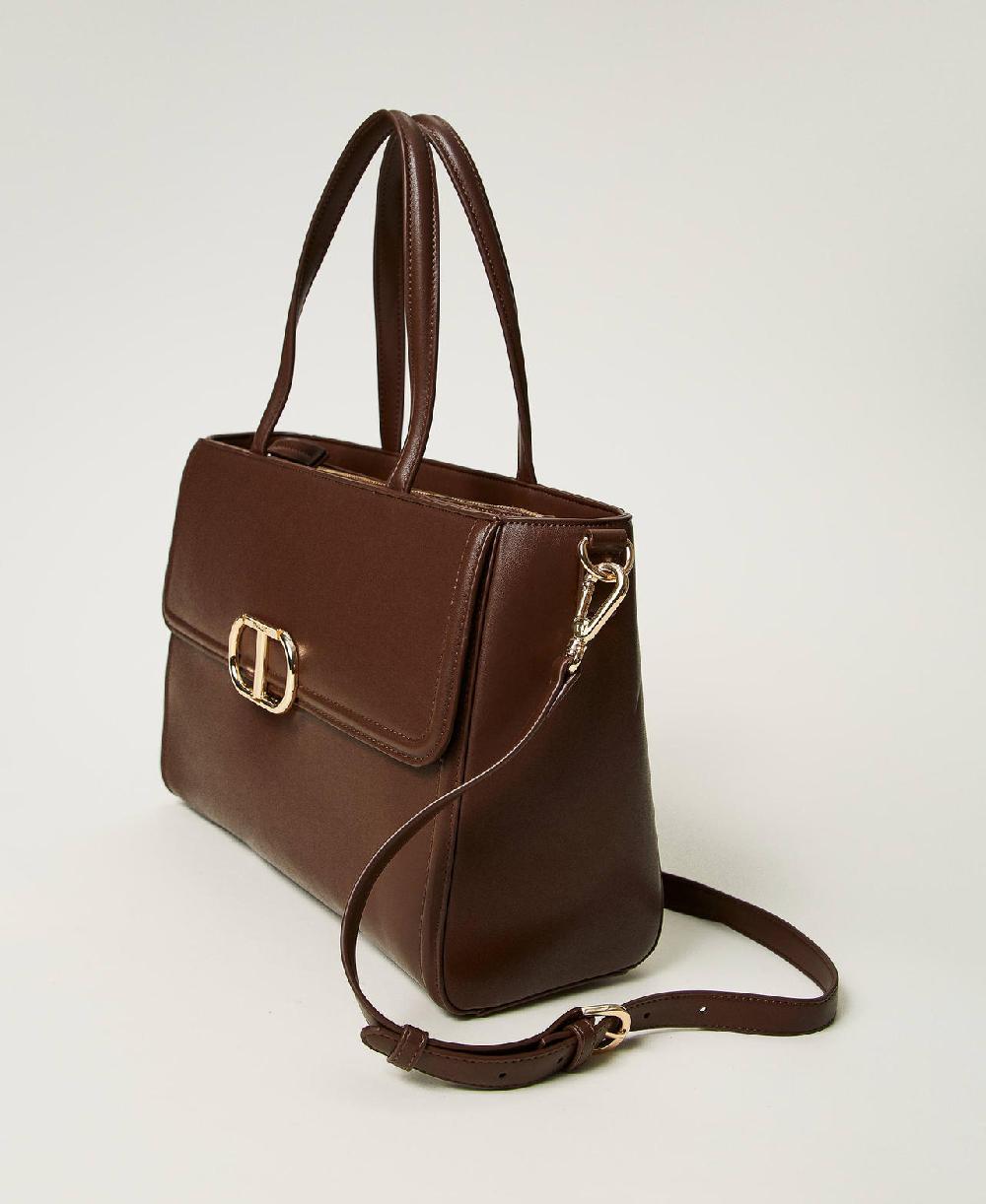 Scee by twin set Borsa shopper ‘Brera’ con apertura Oval T Negozio