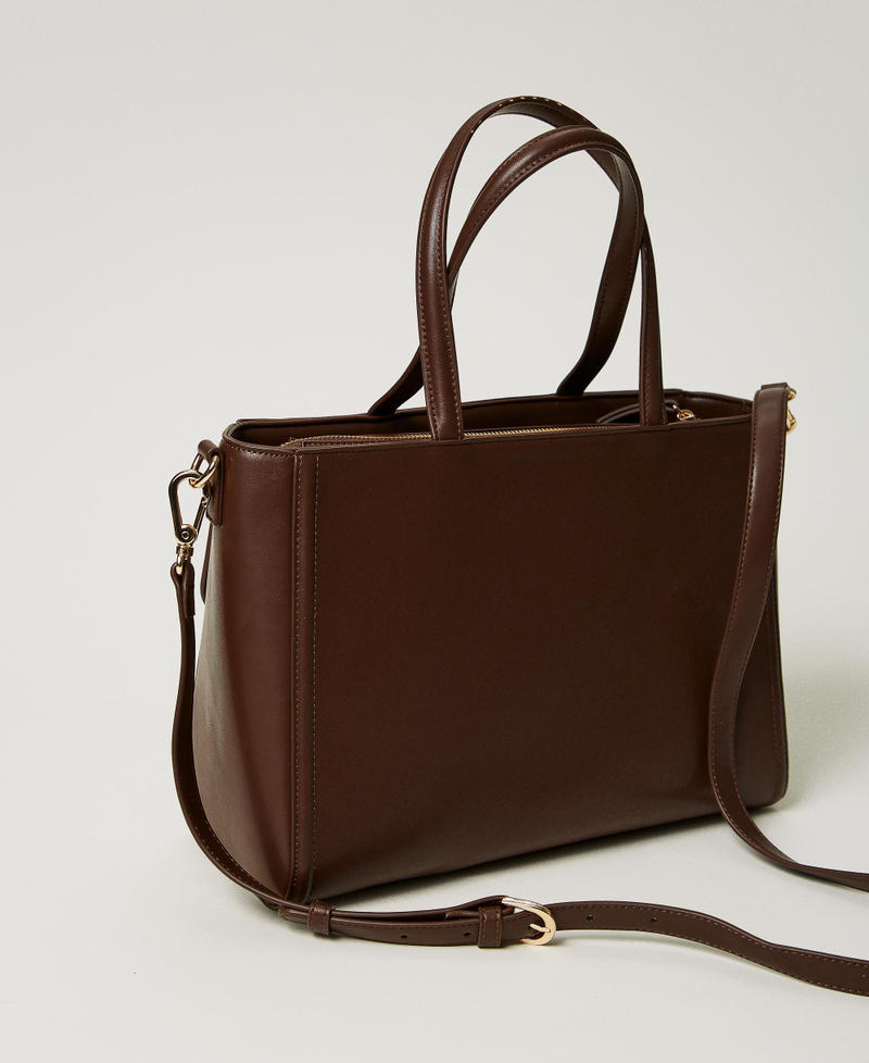 Scee by twin set Borsa shopper ‘Brera’ con apertura Oval T Negozio