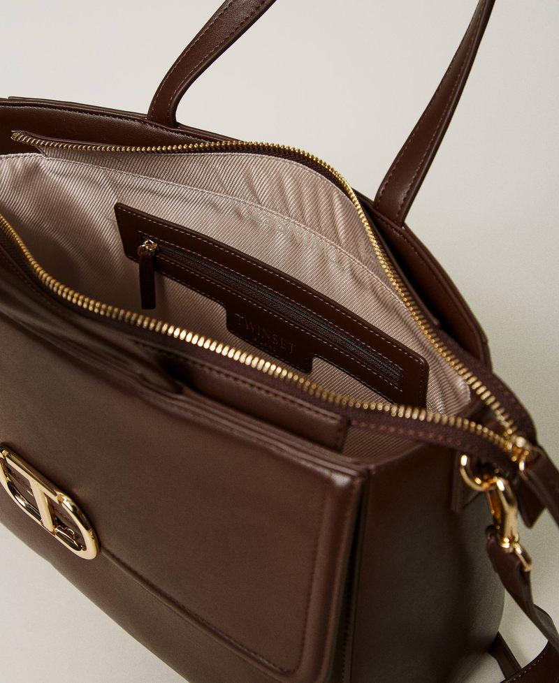 Scee by twin set Borsa shopper ‘Brera’ con apertura Oval T Negozio