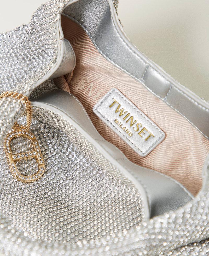 Scee by twin set Borsa 'Rendez-Vous' in strass e charm Oval T Nuova