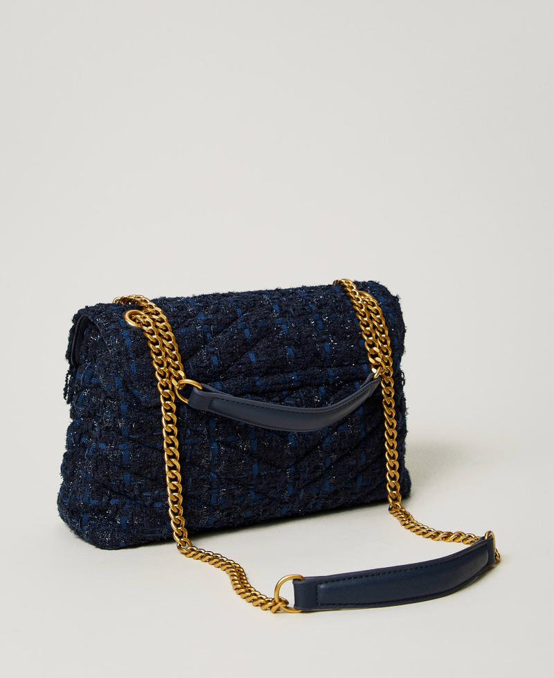 Scee by twin set Borsa a tracolla 'Dreamy' media in tweed Qualità