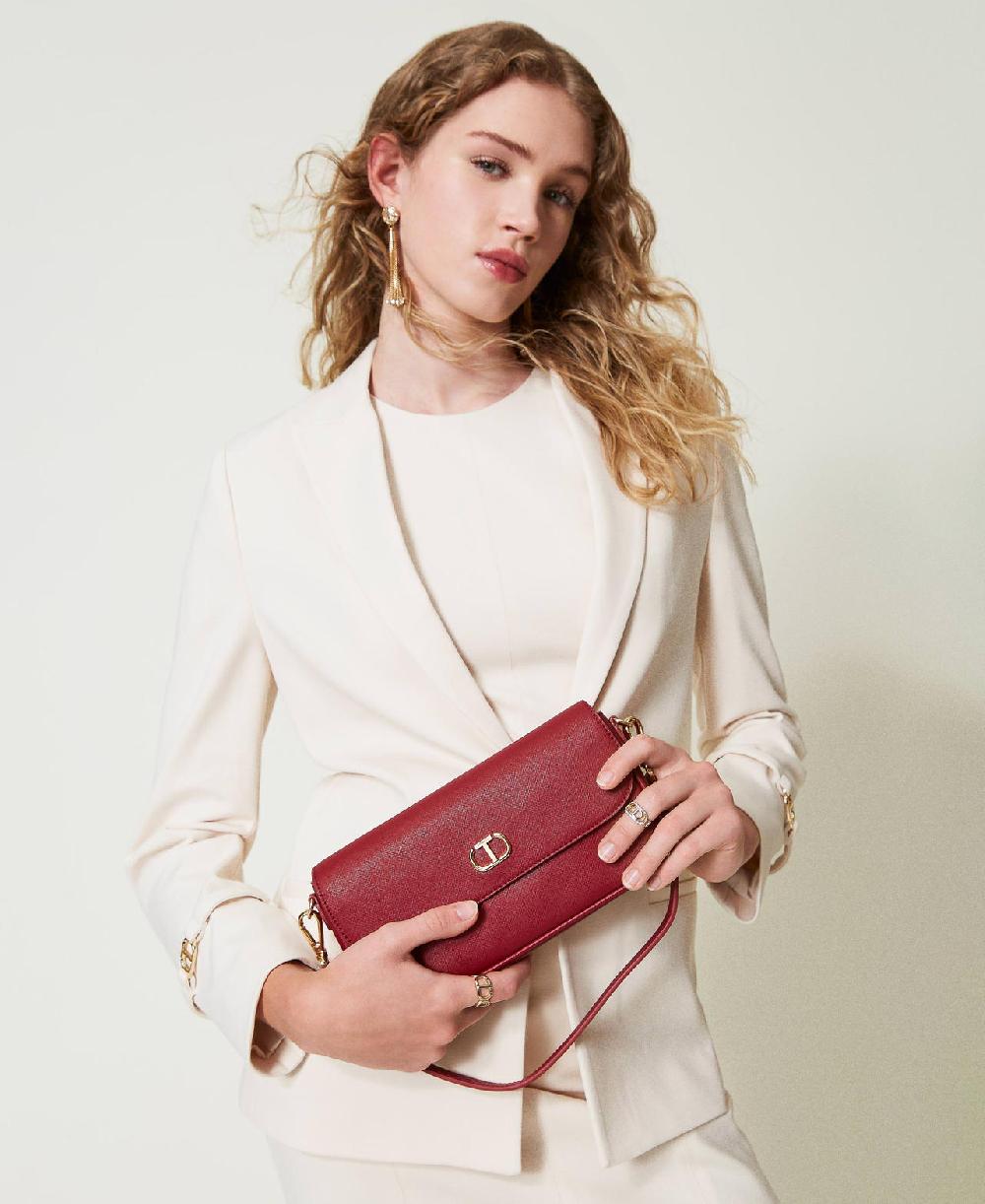 Scee by twin set Mini borsa a spalla con Oval T Promozione
